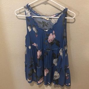 Boutique floral  flowy tank